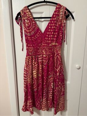Cupshe Boho Tie Shoulder Mini Dress – Size Small – NWT